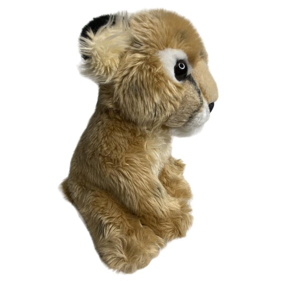 Baby Big Cat Spotted Cub Plush Stuffed Animal Beanbag Rump 9" Cheetah Leopard - Picture 2 of 7